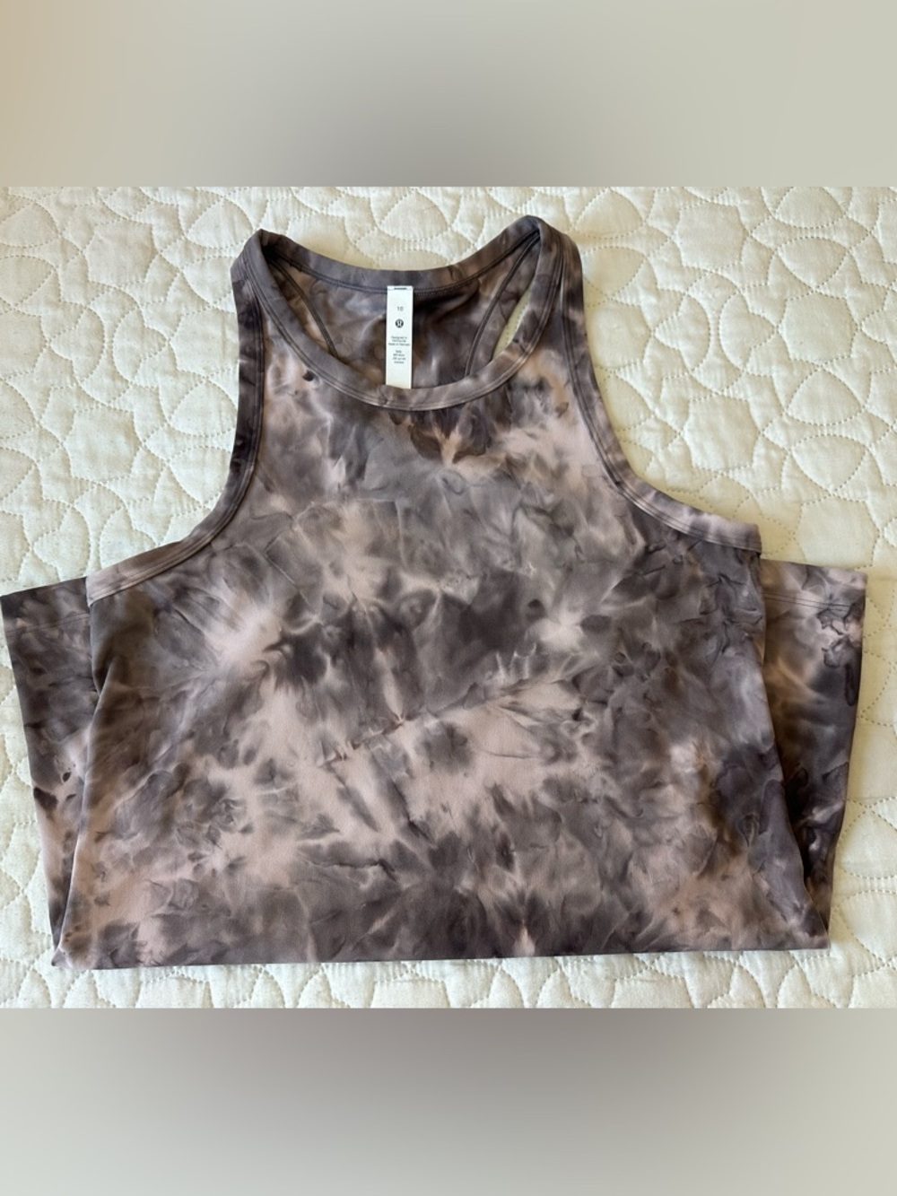 lululemon Align Hip Length Racerback Tank - Diamond Dye Mineral sz 10 - Picture 3 of 5